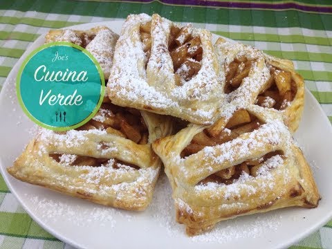 Apfeltaschen mit Blätterteig | Rezept