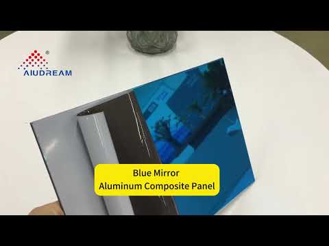 Blue Mirror Aluminum Composite Panel Sample Video