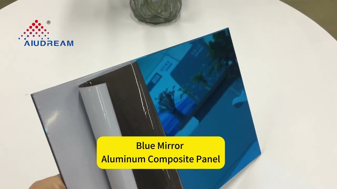 Blue Mirror Aluminum Composite Panel Sample Video