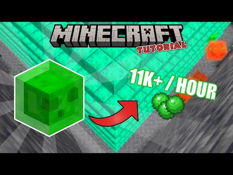FAST Slime Farm With MAX Drops Option! | Minecraft Slime Farm Tutorial