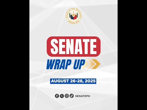 Senate Wrap-up (August 26-28, 2025)