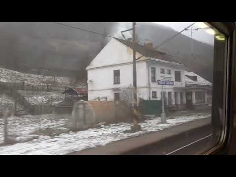 Pantografom ZSSK 460.052 po trati ŽSR 180. Úsek Kysak - Malá Lodina