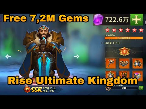 Rise Ultimate Kingdom P-Server - Free 7,2M Gems + Vip + Free SSR Hero & More