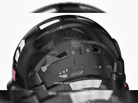 GREEN DEVIL Hard Hat with Light, Visor & Ear Muffs | ANSI Z89.1 Safety Helmet