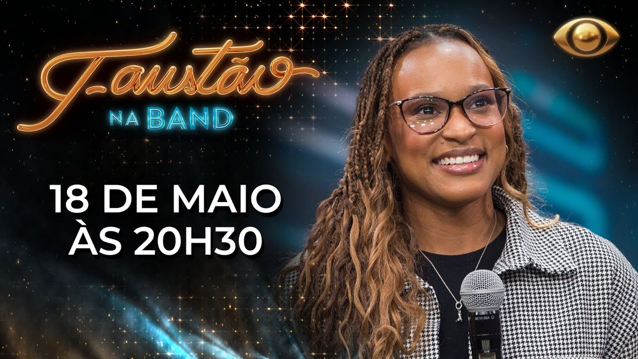 FAUSTÃO NA BAND | ARQUIVO PESSOAL REBECA ANDRADE + DIONNE WARWICK - 18/05/2023