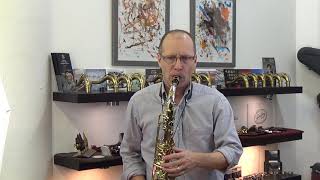 Video thumbnail for Yani TW037 tenor sax silver by KB Sax