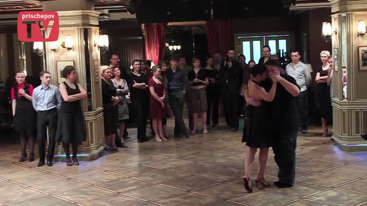 Yury Alexeev and Elena Chuvilina, Russia, Moscow, Milonga "Cherchez la femme", 03.02.2010(3)