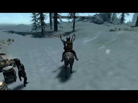 Let’s buy a reindeer in Skyrim