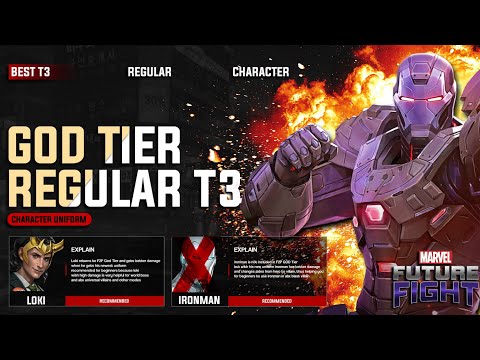 Character God Tier For Beginner First Build - Marvel Future Fight