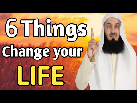 This 1 verse mentions 6 life changing things! - Mufti Menk