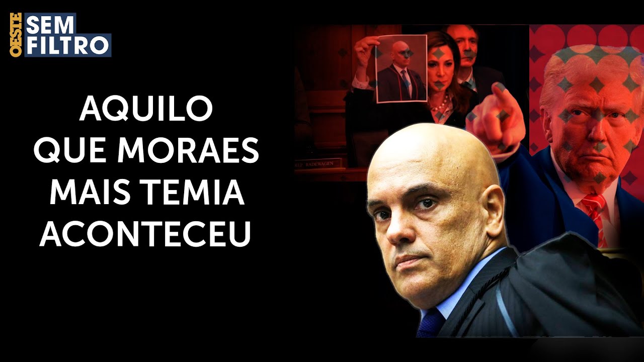 URGENTE: congressistas votam nesta quarta-feira proibição da entrada de Moraes nos EUA