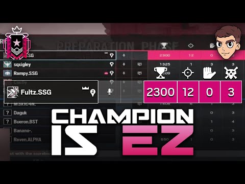 How A Pro Makes Champion Ranked Look EZ - Stream Highlights #13 - Rainbow Six Siege
