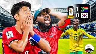 OH!!!! South Africa wins South Korea. Africans Are Sad