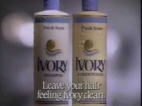 80's Ads: Ivory Shampoo and Conditioner 1987