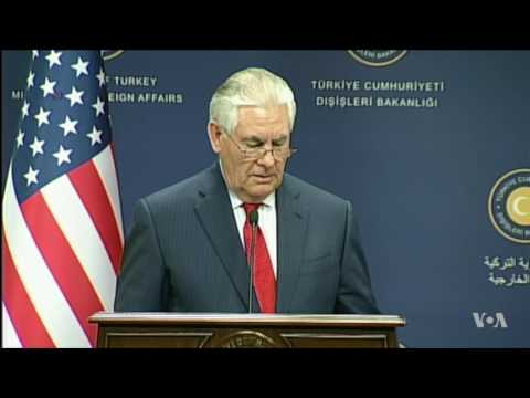 US Secretary of State Tillerson Tackles Dilemma in Turkey