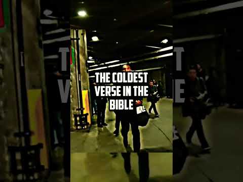 The COLDEST Verse In The Bible🥶#bible #cold