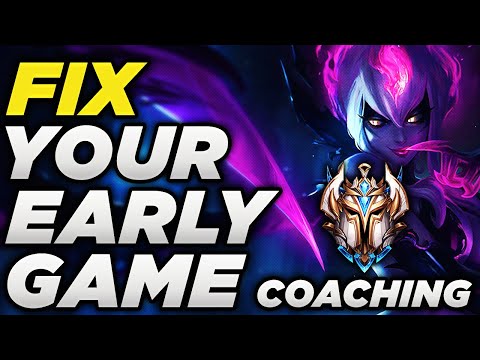 CHALLENGER Evelynn Coaching! Fixing Early Game Mistakes | Platinum 3 (Vod Review)