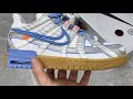 OFF White X NK Air Rubber Dunk University Blue