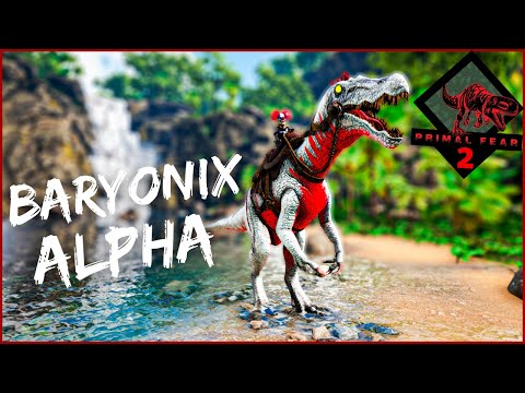 Ark Primal Fear Temp 2 Ep.15: DOMEI UM INCRIVEL ALPHA BARYONIX!!!