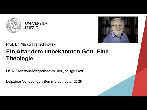 Prof. Frenschkowski – 6. Transzendenzpathos vs. der „heilige Gott“