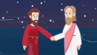 Jesus Walks on Water || Miracles of Jesus || Bible Stories || 4K HD