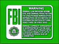FBI Warning Screen 1994