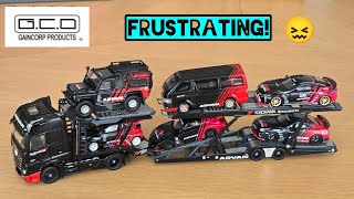 Lot's of frustration! GCD Mercedes Benz Actros Advan. 1/64 scale Diecast truck model. 