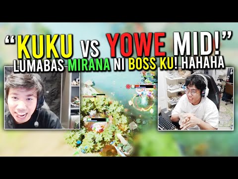 "KUKU vs YOWE SA MID LANE!"🔥🤣 - LUMABAS MIRANA NI BOSS KU SA NEW PATCH!🤣
