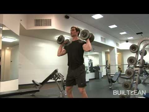 Dumbbell Hang Clean &amp; Press Exercise