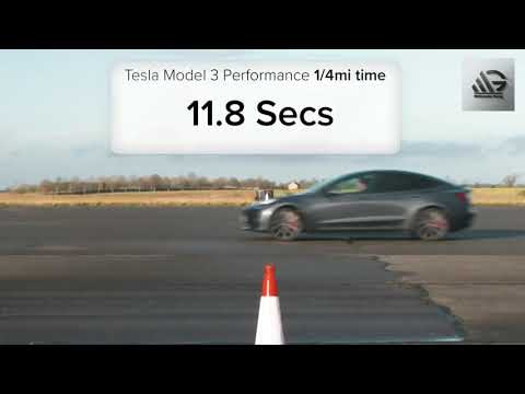 Tesla Model 3 P VS Porsche 911   Drag Race |  tesla stock |  tesla stock analysis