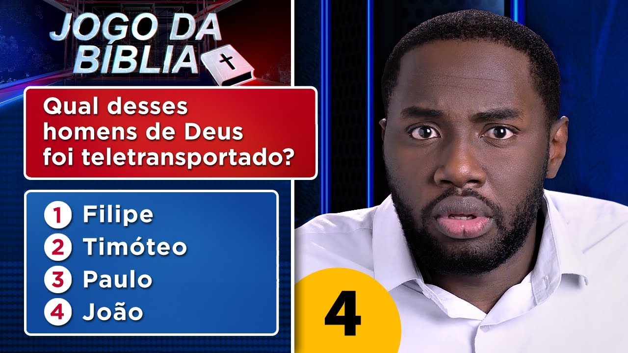 JOGO DA BÍBLIA #4 - Poucas Pessoas Conseguem Responder Essas Perguntas Bíblicas