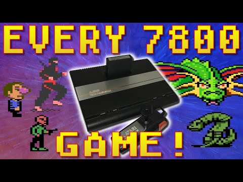 Reviewing *ALL 58* Atari 7800 Games!!!