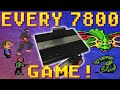 Reviewing All 58 Atari 7800 Games
