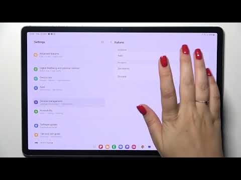 Samsung Galaxy Tab S10 Plus 5G - How to Change Language? | Switch System Language