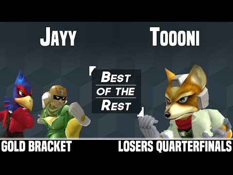 Best of the Rest 2018 - Jayy (Falcon, Falco) vs Toooni (Fox) - GOLD BRACKET - LOSERS QUARTERFINALS