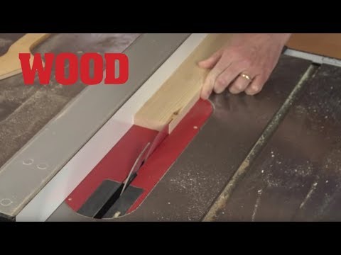 Taglio di strisce sottili sulla sega circolare - Rivista WOOD