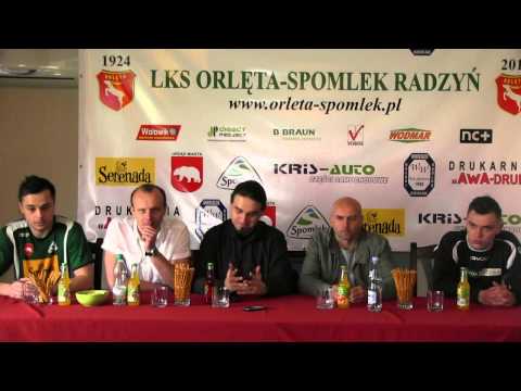 23.03.2014 Konferencja meczowa Orlęta - Podlasie 2:0