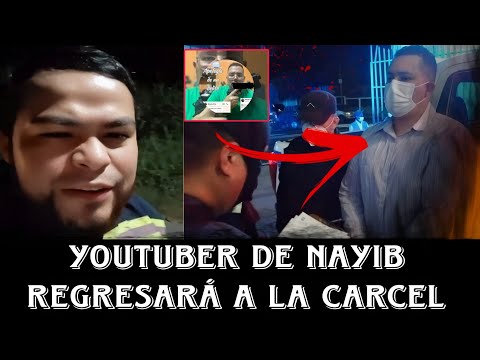 Roberto Silva, Nayib Bukele's YouTuber, will return to jail for following in Walterengo's footsteps.