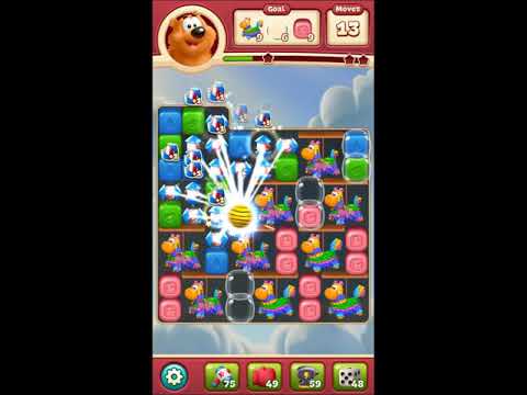 Toon Blast Level 2955 - NO BOOSTERS 🐻🐺🐱 | SKILLGAMING ✔️