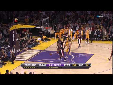 02 20 2012   Blazers vs  Lakers   Steve Blake Highlights