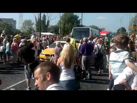 olympic torch hawarden part 1