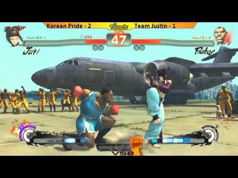 Korean Pride vs Team Justin - SSF4AE Teams - VSB Road To Canada Cup