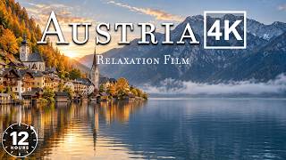 Austria 4K Relaxation Film | 12 Hours of Lakes, Castles, and Alpine Beauty & Rel