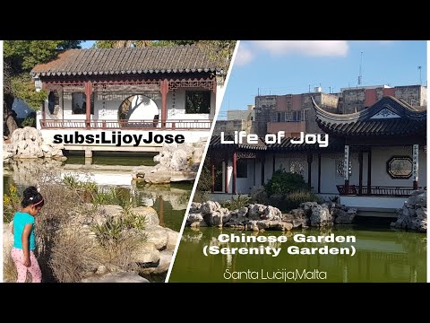 Chinese Garden ( serenity Garden) in Santa Lucia, Malta .