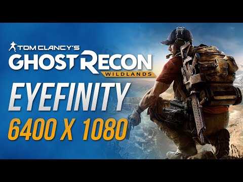 Ghost Recon Wildlands Eyefinity Super Ultrawide  6400 x 1080. game play