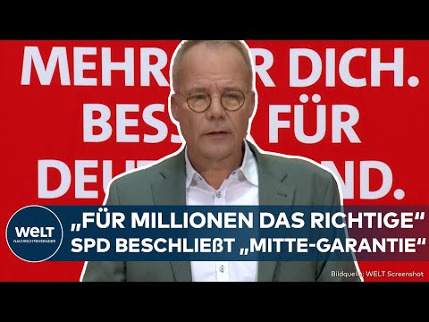 BUNDESTAGSWAHL: Matthias Miersch stellt "Mitte-Garantie" vor! Diese Entlastungen plant die SPD