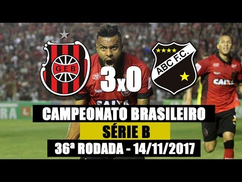 G.E.Brasil 3x0 ABC - Série B 2017 - 14/11/2017