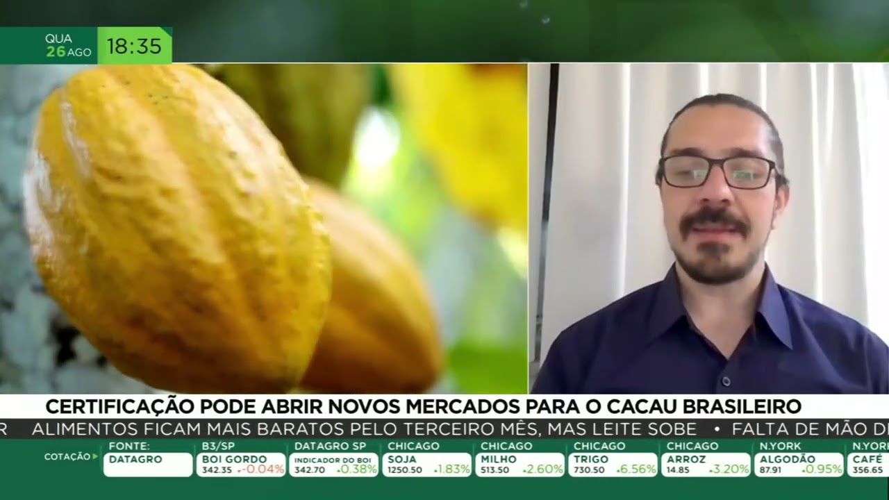 Certificação pode abrir novos mercados para o cacau brasileiro