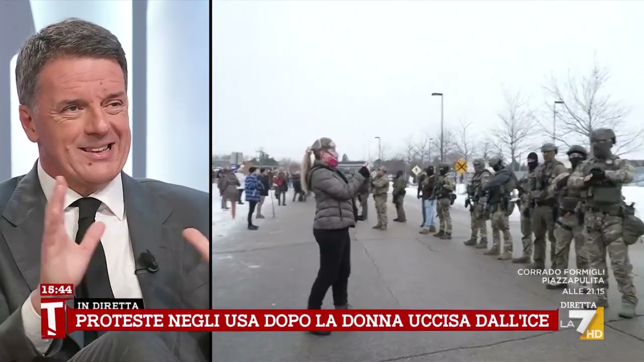 Minneapolis, Renzi: "Siamo nel mondo della post verità"