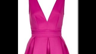 DIY// Pleated V-Neck Peplum Top (SEWING)